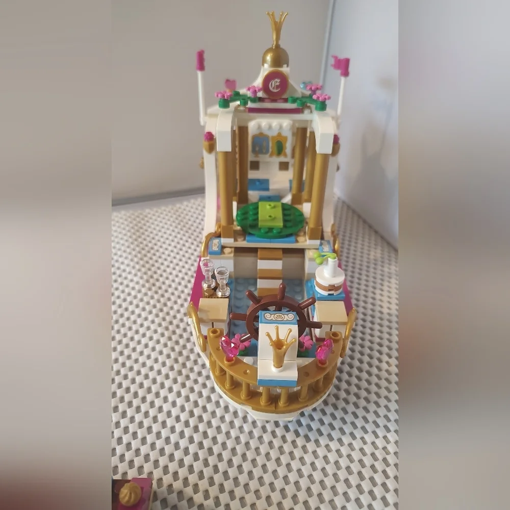 Lego Disney 41153 Ariel's Royal Celebration Boat Building Toy Set Little Mermaid